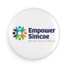Button Magnet — Empower Simcoe Logo (Round Badge, Be•Belong•Thrive)