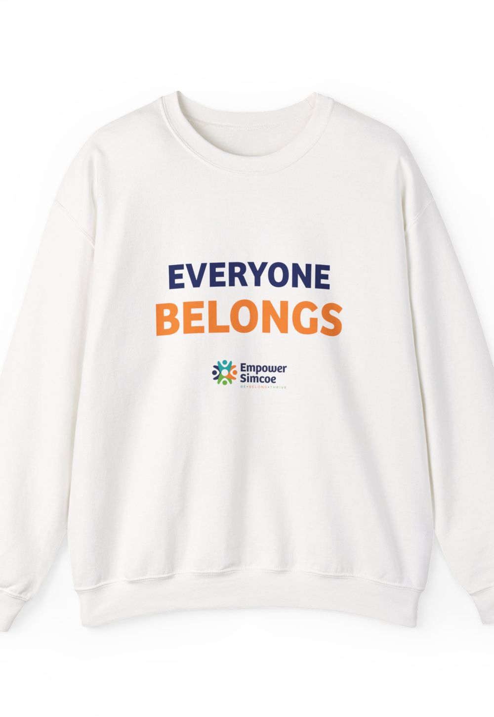 Everyone Belongs Crewneck — Empower Simcoe