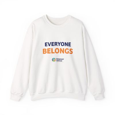 Everyone Belongs Crewneck — Empower Simcoe