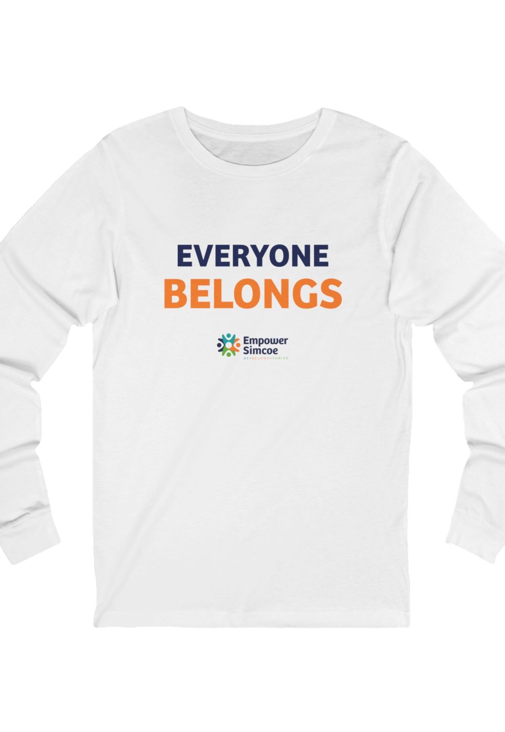 Everyone Belongs Long-Sleeve Tee — Empower Simcoe