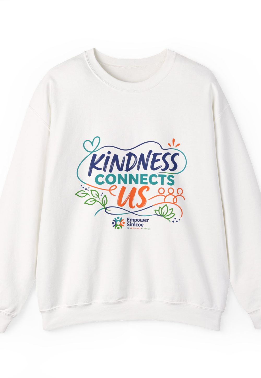 Kindness Connects Us Crewneck — Empower Simcoe