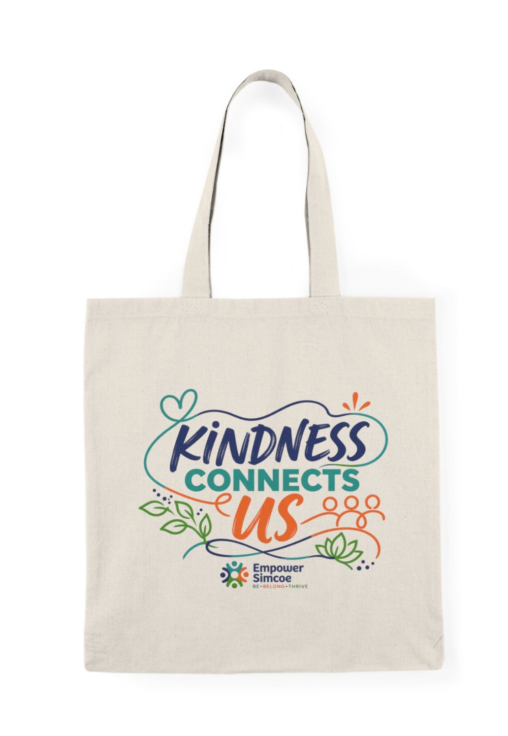 Kindness Connects Us Tote — Empower Simcoe