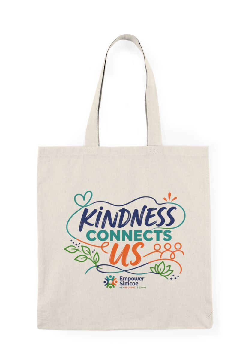 Kindness Connects Us Tote — Empower Simcoe