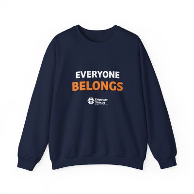 Everyone Belongs Crewneck — Empower Simcoe